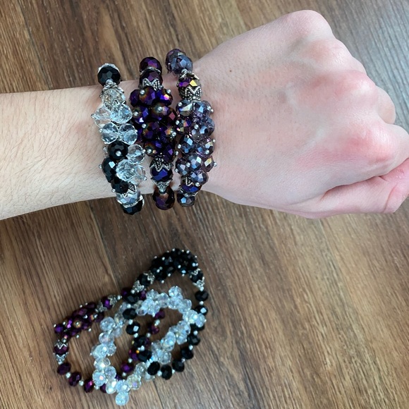 Set of bracelets (6) - Picture 2 of 3